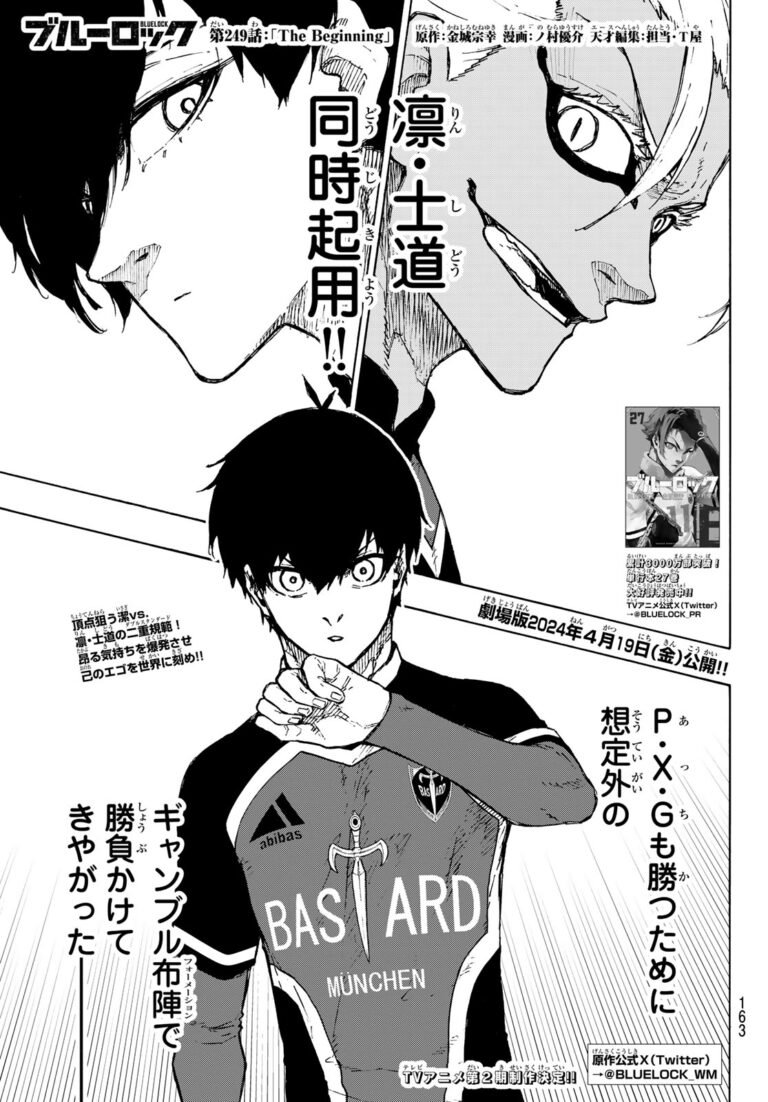 ブルーロック Raw Chapter 249