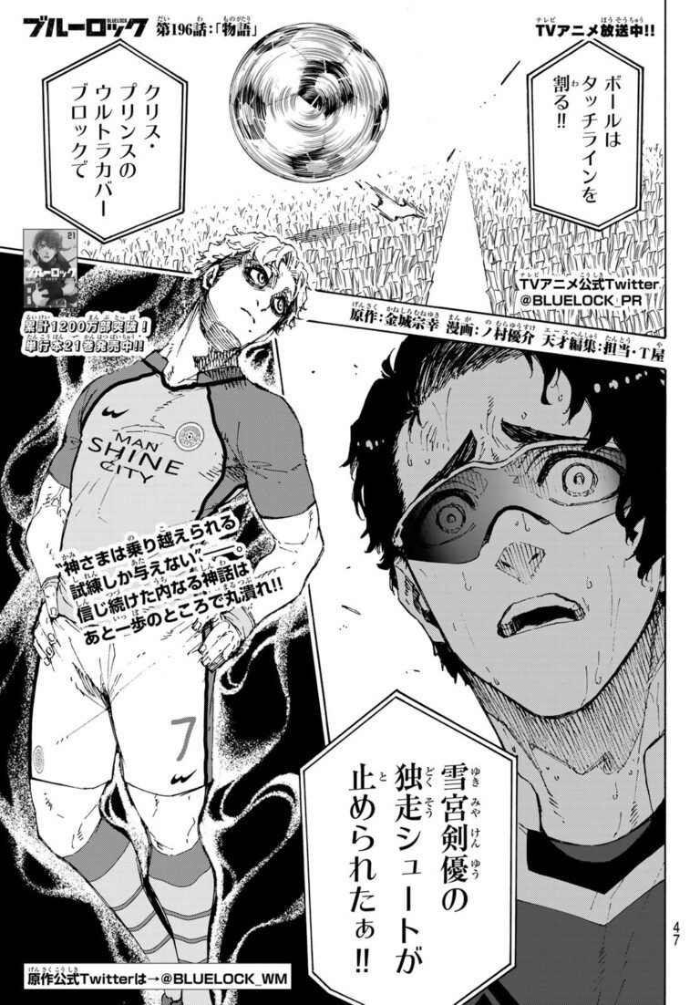ブルーロック Raw Chapter 196