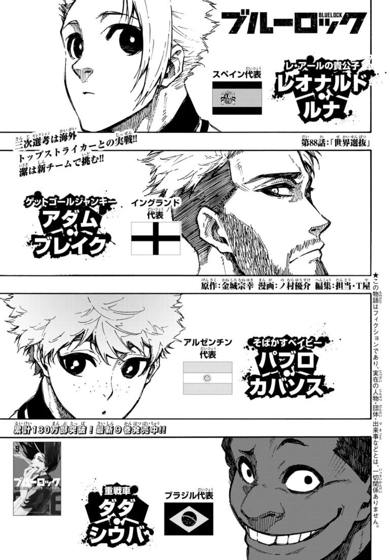 ブルーロック Raw Chapter 88